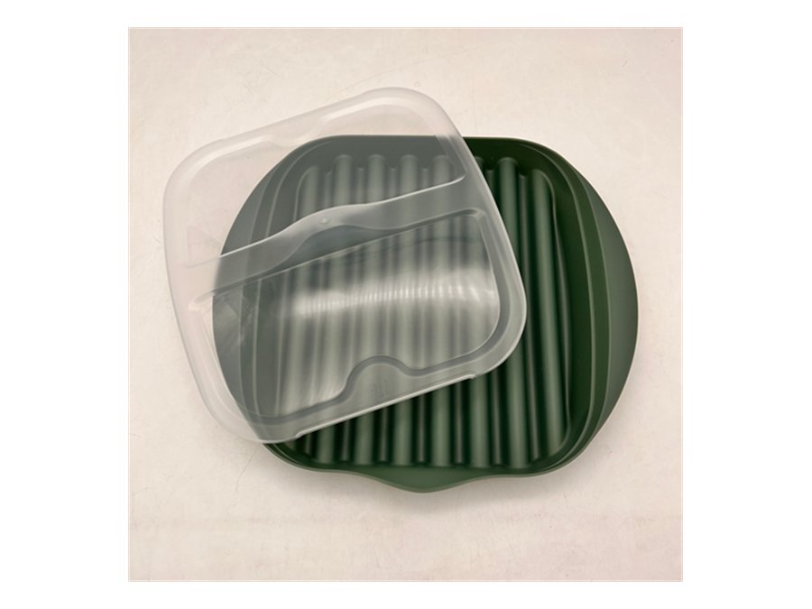Microwave Bacon Cooker Tray Grease Draining Rack